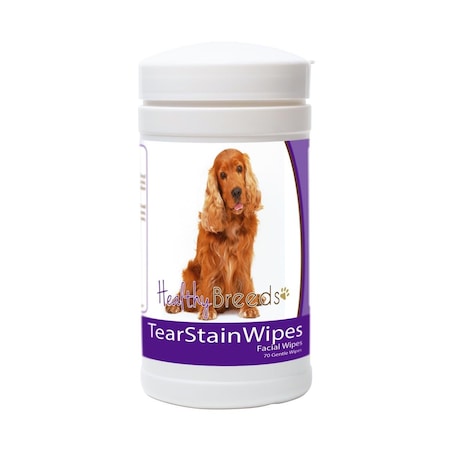 Healthy Breeds Cocker Spaniel Tear Stain Wipes 840235152064